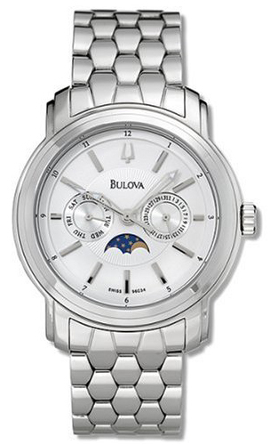 Bulova Dress Herrklocka 96C34 Vit/Stål Ø40 mm - Bulova