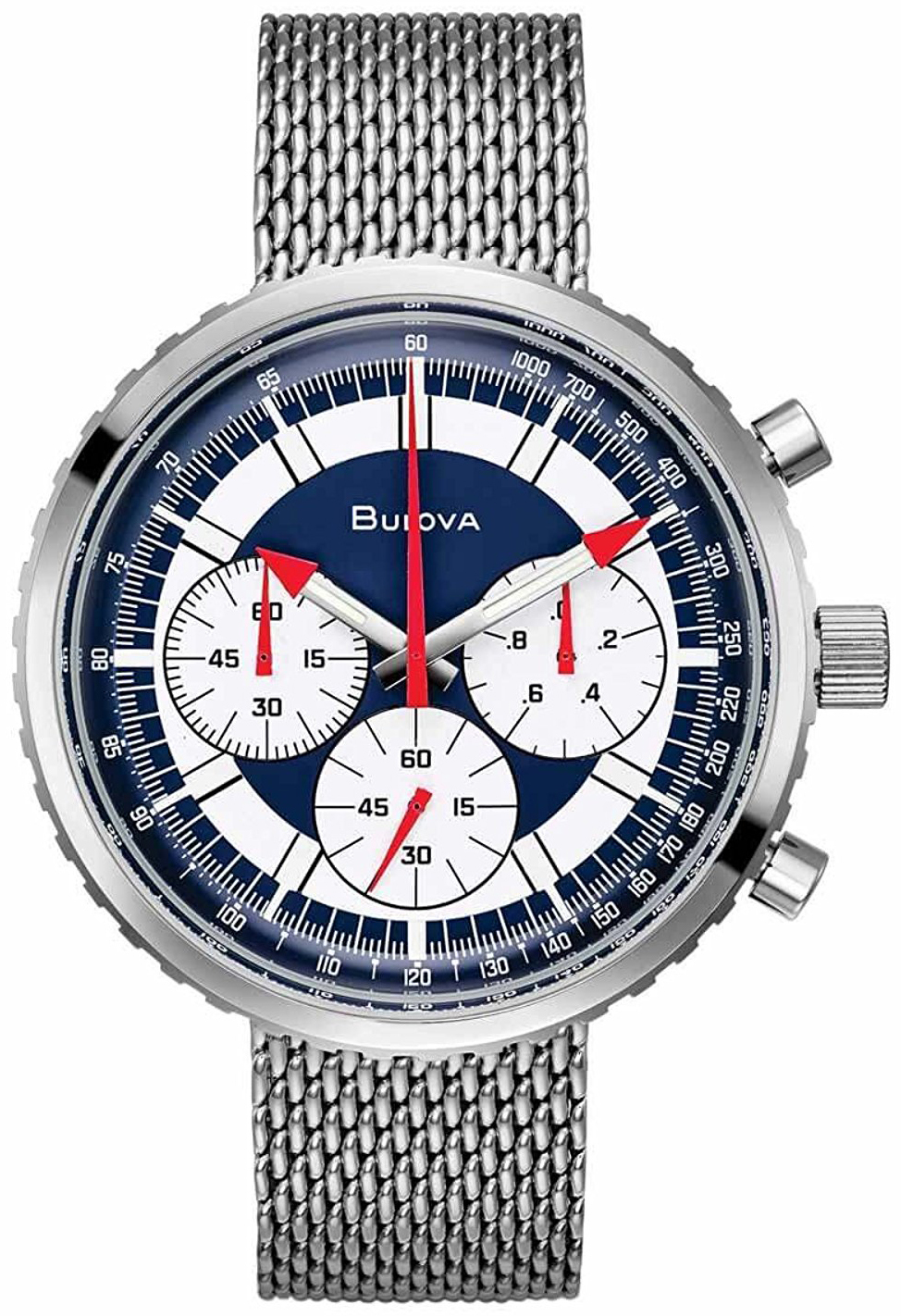 Bulova 99999 Herrklocka 96K101 Blå/Stål Ø46 mm - Bulova