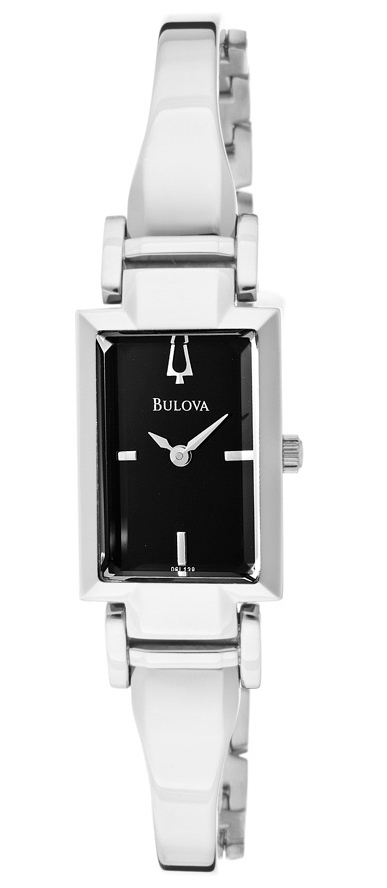 Bulova Damklocka 96L138 Bangle Svart/Stål - Bulova