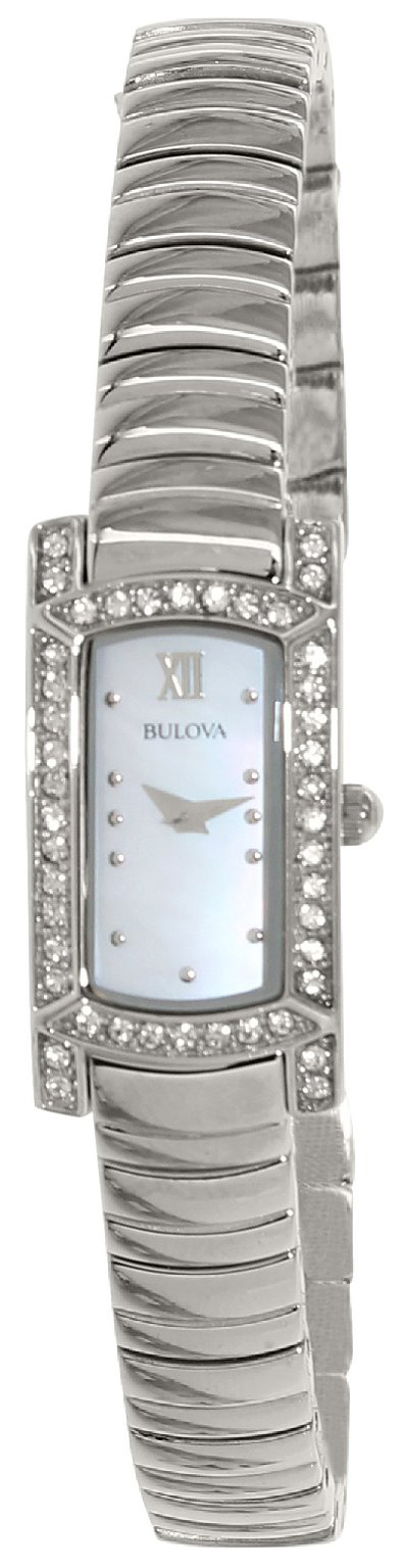 Bulova Crystal Damklocka 96L207 Silverfärgad/Stål - Bulova