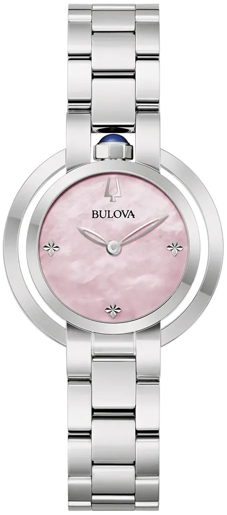 Bulova Damklocka 96L338 Classic Rosa/Stål Ø30 mm - Bulova