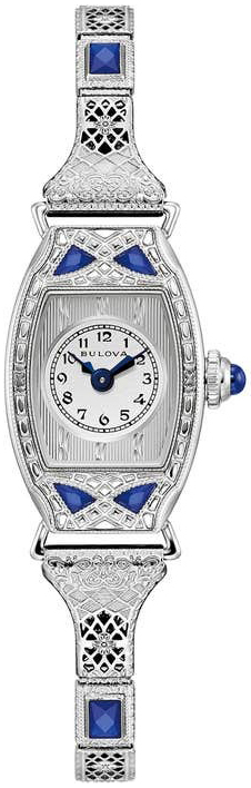 Bulova Damklocka 96L340 Miss America Silverfärgad/Stål