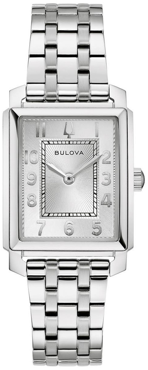 Bulova Damklocka 96L349 Sutton Silverf&auml;rgad/St&aring;l