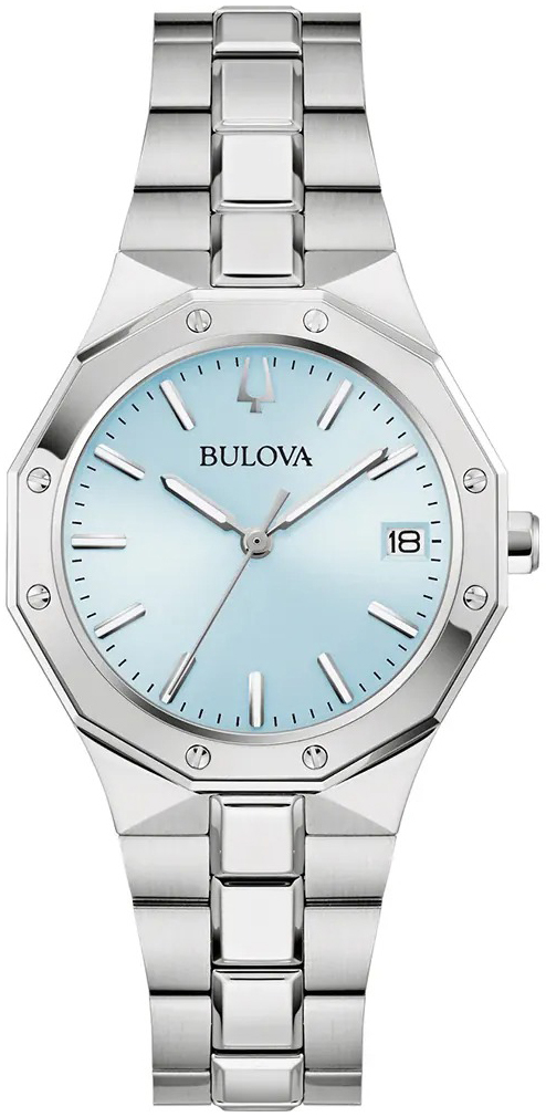 Bulova Damklocka 96M169 Classic Blå/Stål Ø32 mm - Bulova