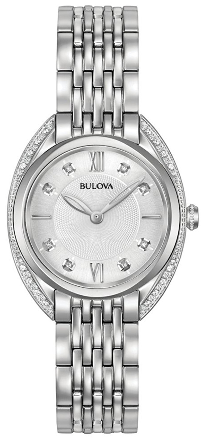 Bulova Damklocka 96R212 Silverfärgad/Stål Ø30 mm - Bulova