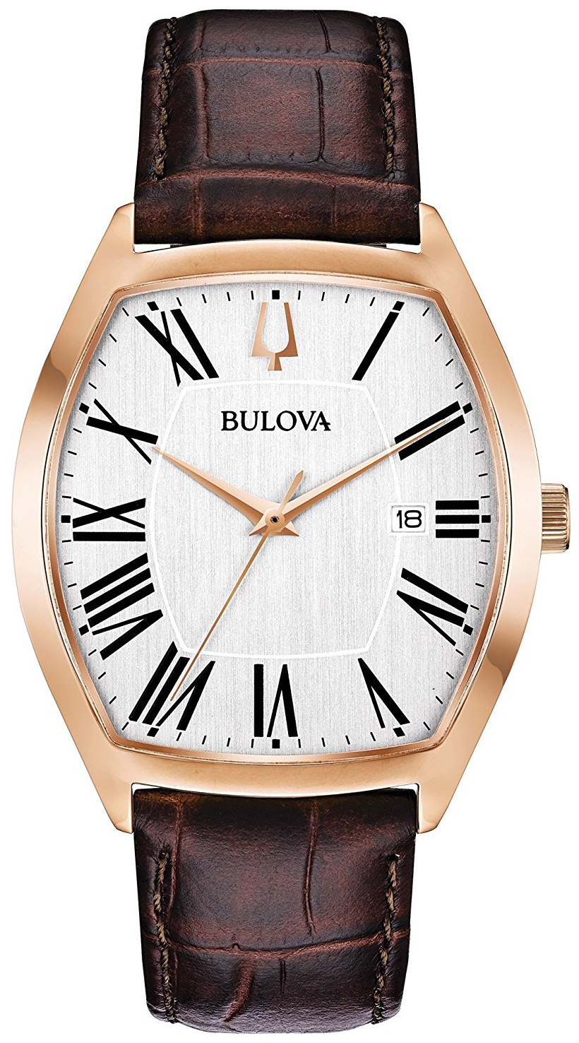 Bulova Dress Herrklocka 97B173 Silverfärgad/Läder - Bulova