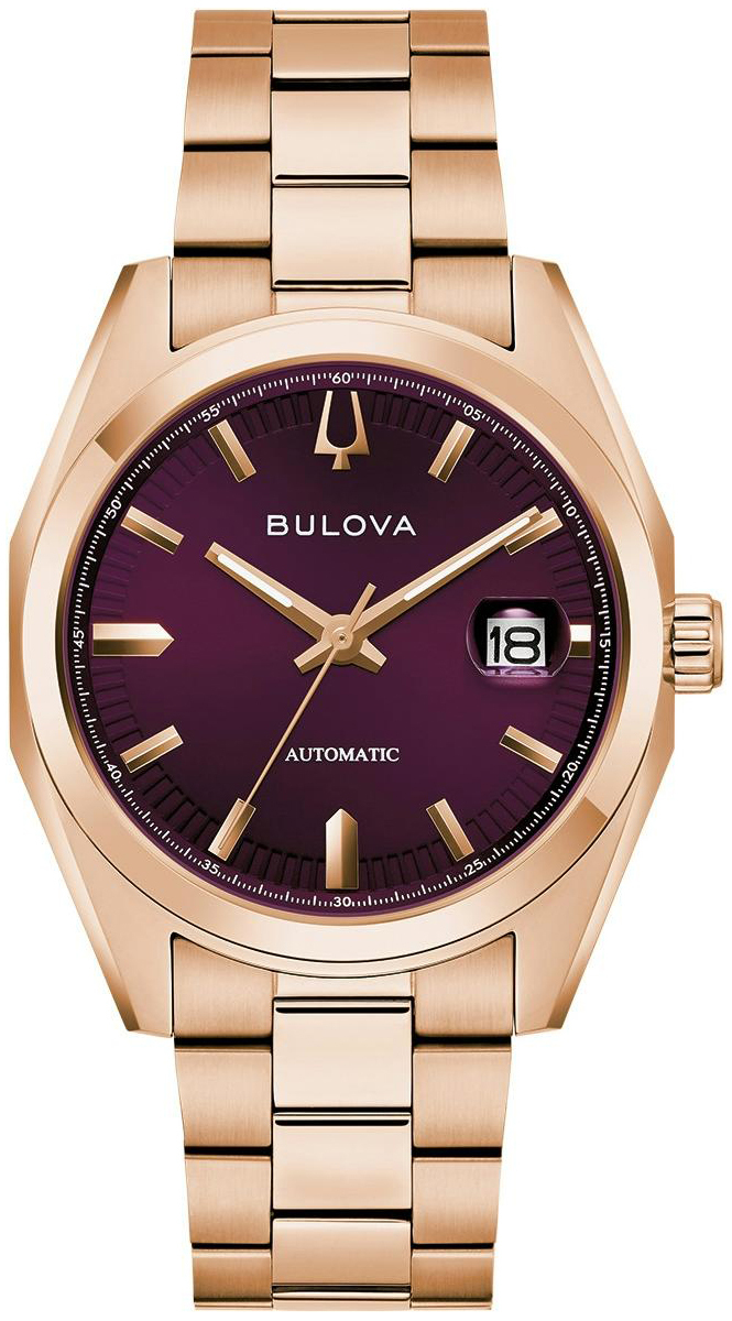 Bulova Herrklocka 97B234 Surveyor Lila/Roséguldstonat stål Ø39 mm