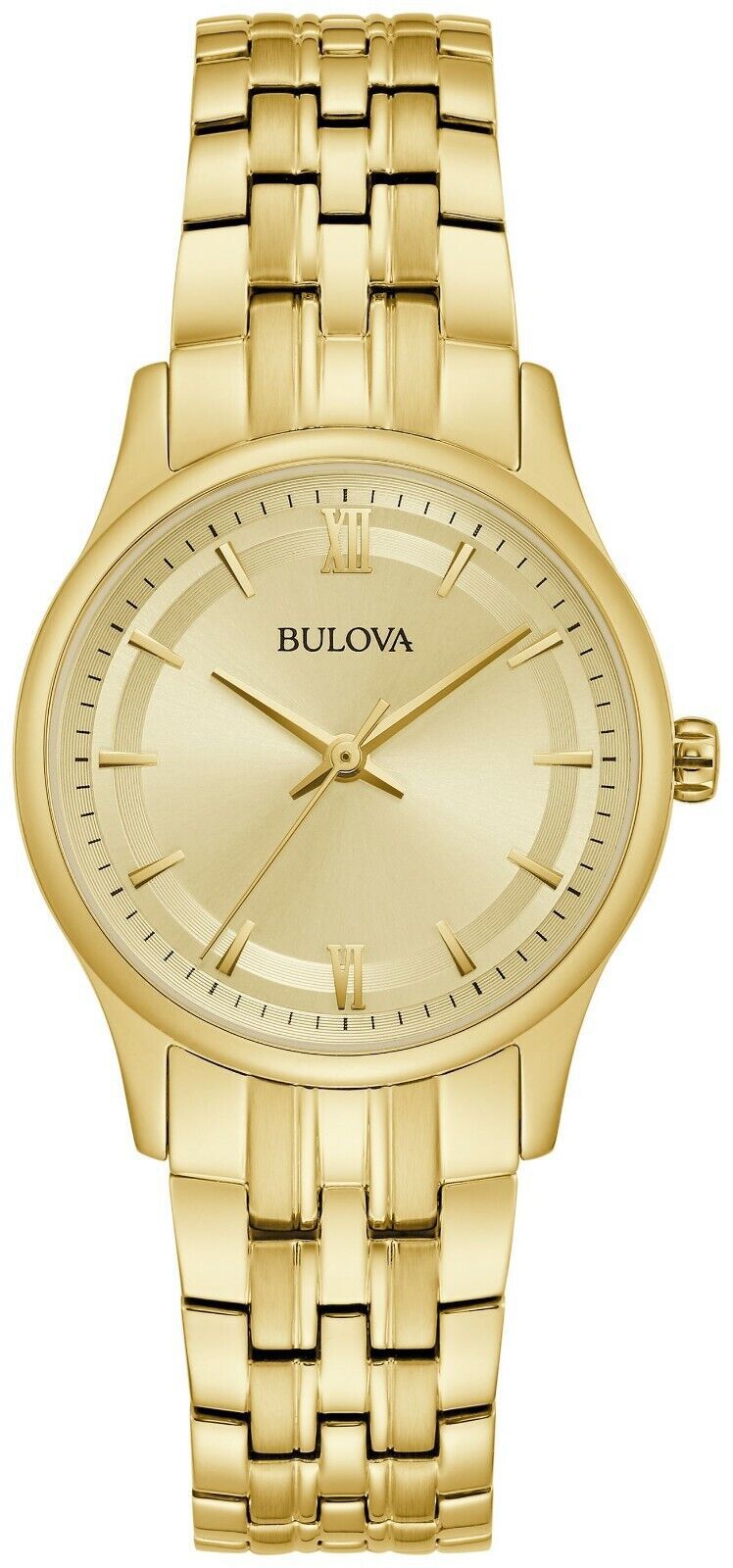 Bulova Damklocka 97L168 Classic Guld/Gulguldtonat stål Ø30 mm