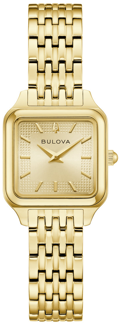 Bulova Damklocka 97L191 Sutton Guld/Gulguldtonat st&aring;l