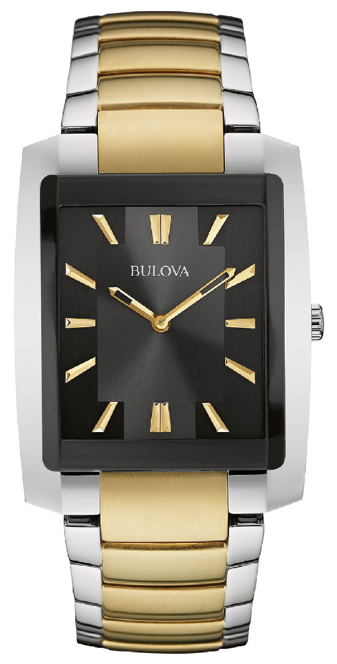 Bulova Dress Herrklocka 98A149 Svart/Stål - Bulova