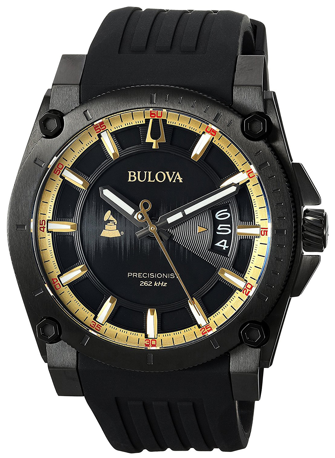 Bulova Herrklocka 98B294 Svart/Gummi Ø46.5 mm - Bulova