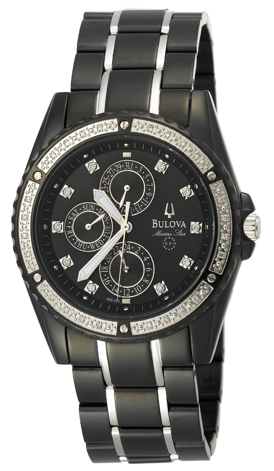 Bulova Sport Herrklocka 98E003 Svart/Stål Ø42 mm - Bulova