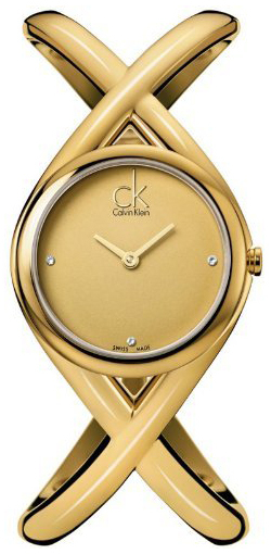 Calvin Klein Classic Damklocka K2L24513 Champagnefärgad/Roséguldstonat - Calvin Klein