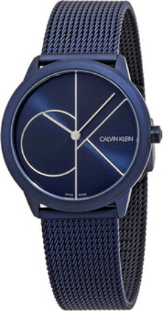 Calvin Klein CK Damklocka K3M52T5N Minimal Blå/Stål Ø35 mm - Calvin Klein CK