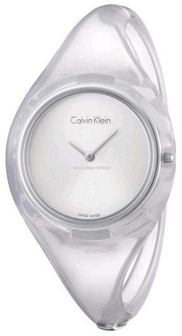 Calvin Klein Pure Damklocka K4W2SXK6 Silverfärgad/Plast Ø30 mm