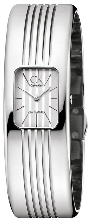 Calvin Klein Fractal Damklocka K8124120 Silverfärgad/Stål