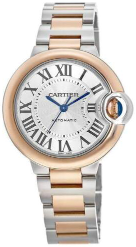 Cartier Damklocka W2BB0033 Ballon Bleu De Silverfärgad/18 karat - Cartier