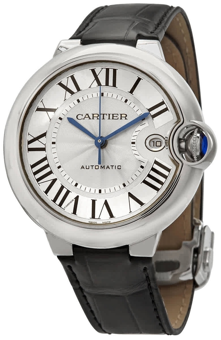 Cartier Herrklocka WSBB0039 Ballon Bleu De Silverfärgad/Läder Ø40 - Cartier