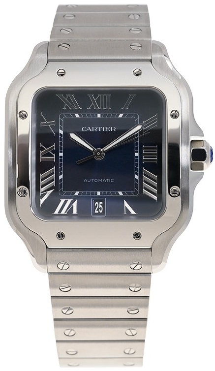 Cartier WSSA0071 Santos de Blå/Stål 47.5x39.74 mm - Cartier