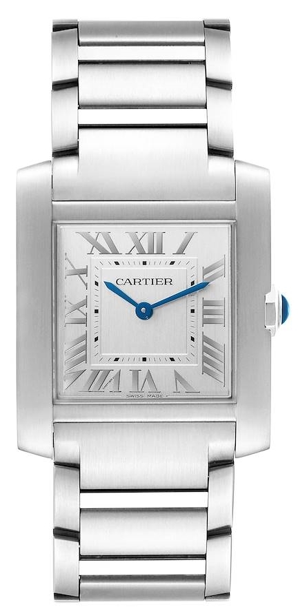 Cartier Damklocka WSTA0074 Tank Francaise Silverfärgad/Stål - Cartier