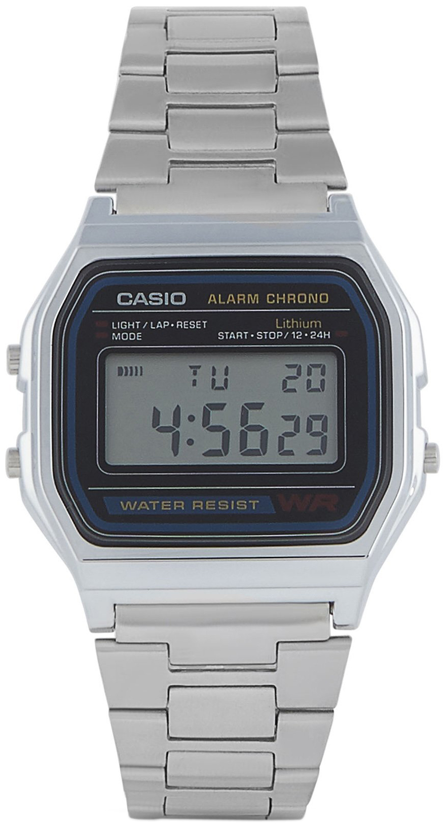 Casio A158WA-1DF Collection Grå/Stål - Casio
