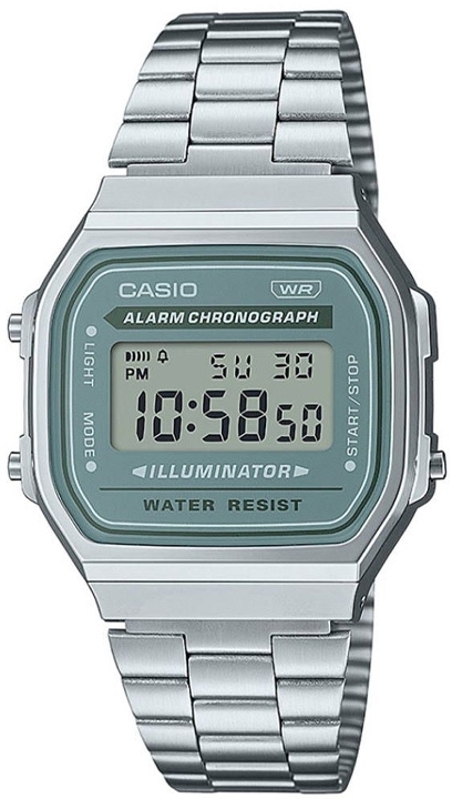 Casio A168WA-3AYES Vintage Stål Ø36.3 mm - Casio