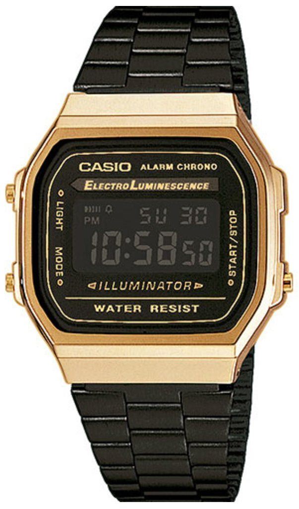 Casio A168WEGB-1BEF Collection LCD/Stål - Casio