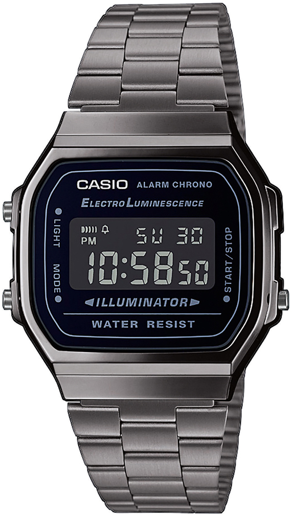 Casio A168WEGG-1BEF LCD/Stål - Casio
