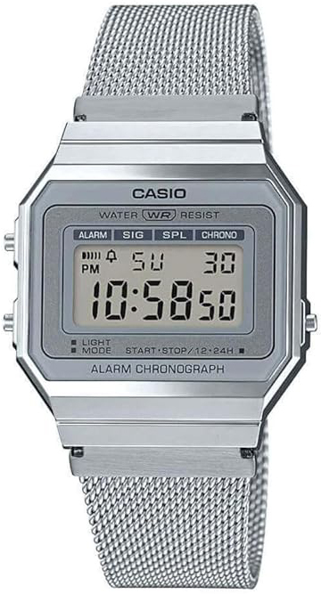 Casio Herrklocka A700WEM-7AEF Collection LCD/Stål - Casio