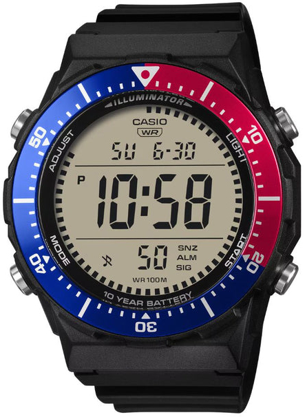 Casio Herrklocka AE-1700H-1A2VEF Timeless Collection Beige/Gummi