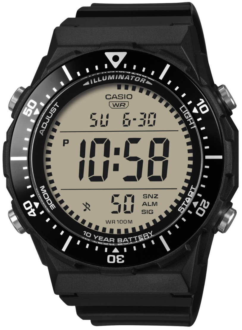 Casio Herrklocka AE-1700H-1AVEF Timeless Collection Beige/Gummi