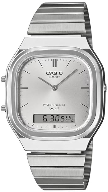 Casio AQ-240E-7AEF Vintage Silverfärgad/Stål