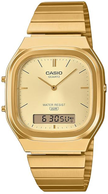 Casio AQ-240EG-9AEF Vintage Guld/Gulguldtonat stål