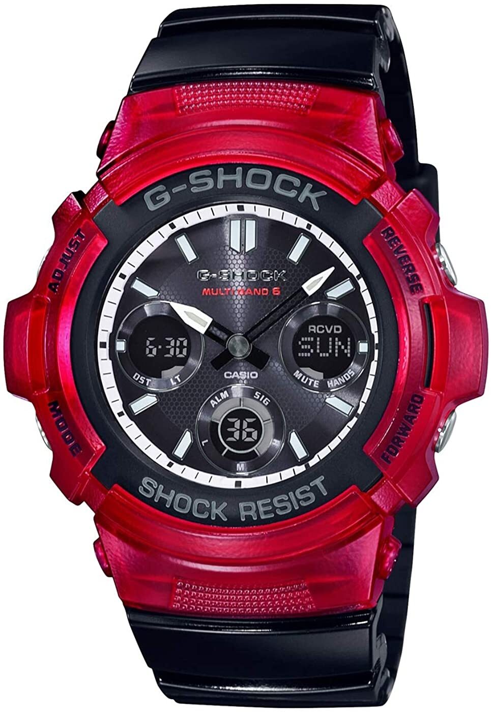 Herrklocka CASIO G-Shock Basic AWG-M100SRB-4AER