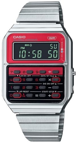 Casio CA-500WE-4BEF Vintage Stål Ø34.4 mm - Casio