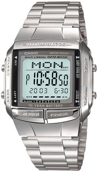 Casio Herrklocka DB-360-1ADF Classic LCD/Stål Ø38 mm - Casio