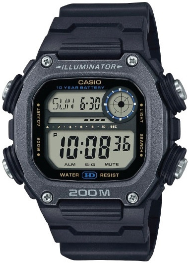 Casio Herrklocka DW-291HX-1AVDF Classic LCD/Resinplast Ø50 mm - Casio