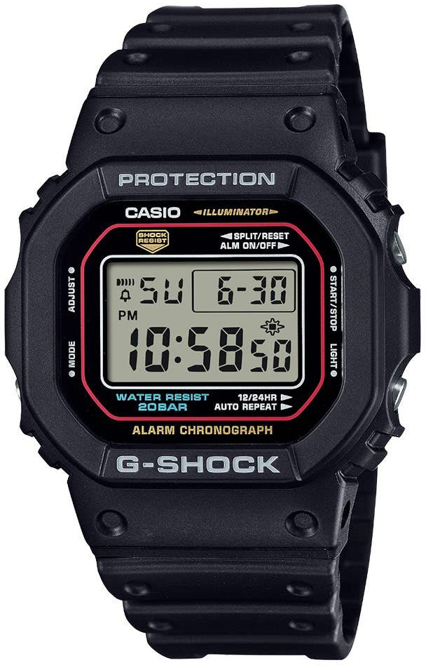 Casio Herrklocka DW-5600RL-1ER G-Shock LCD/Resinplast - Casio