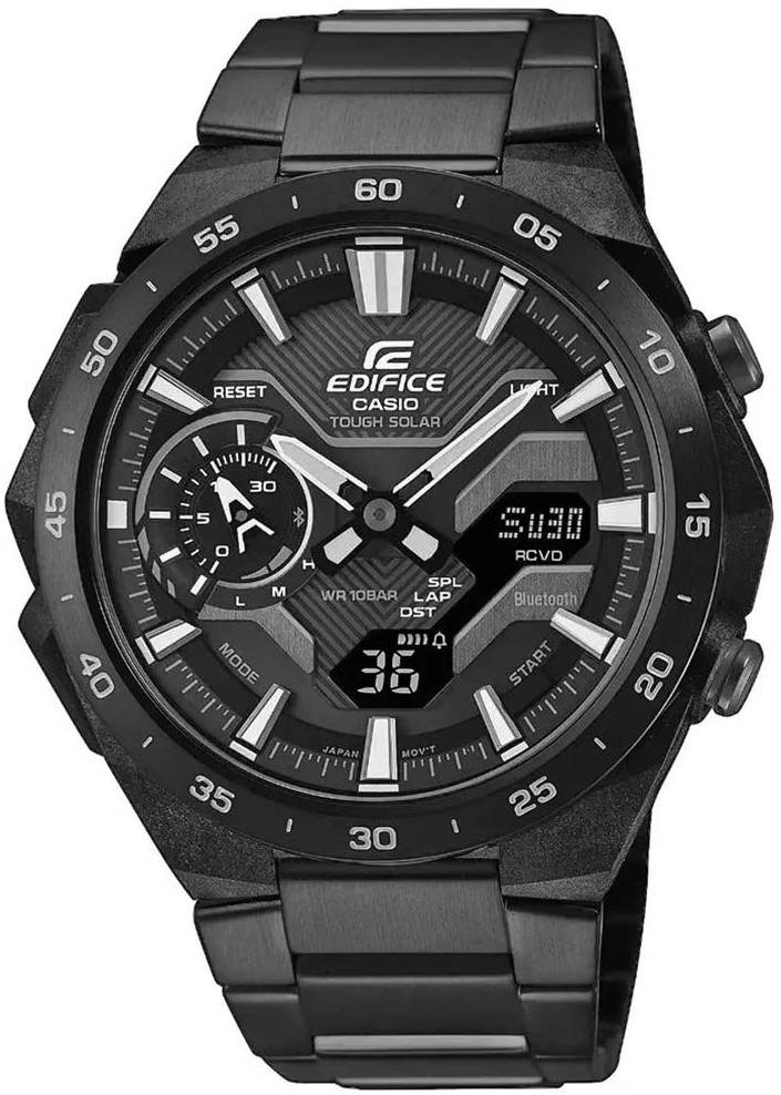 Casio Herrklocka ECB-2200DC-1AEF Edifice Windflow Resinplast - Casio