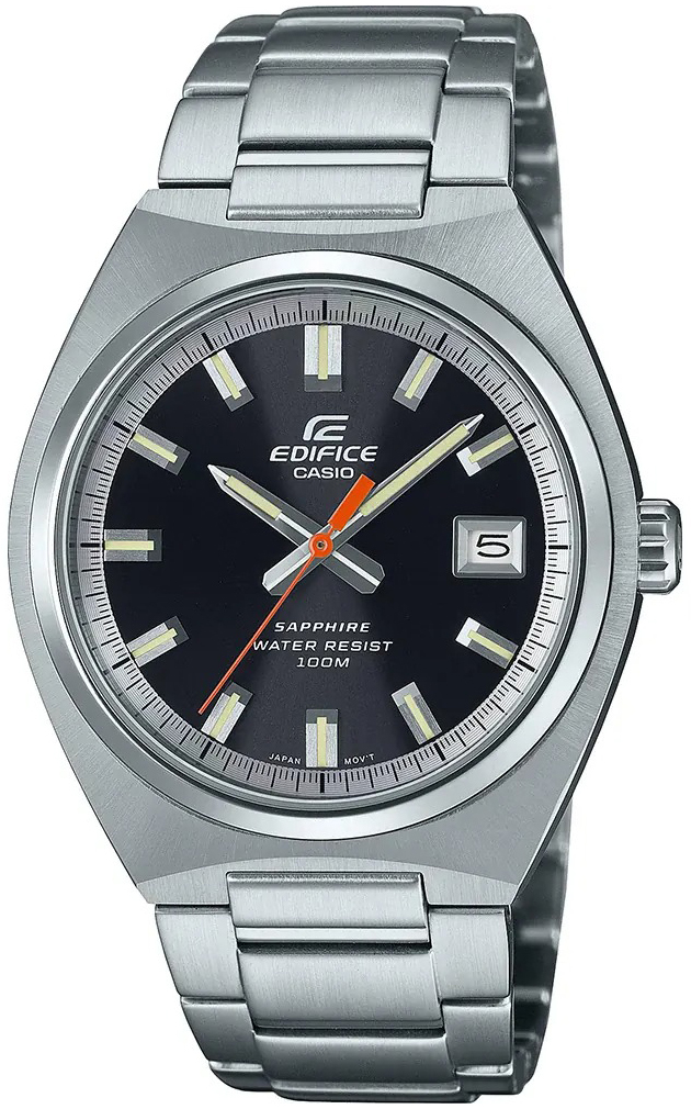 Casio Herrklocka EFB-109D-1AVEF Edifice Svart/Stål Ø39 mm - Casio