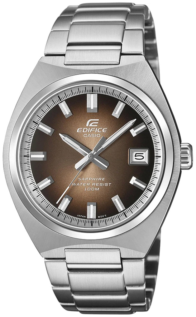Casio Herrklocka EFB-109D-5AVEF Edifice Brun/Stål Ø39 mm