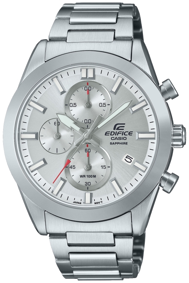 Casio Herrklocka EFB-710D-7AVUEF Edifice Silverfärgad/Stål Ø41 mm - Casio