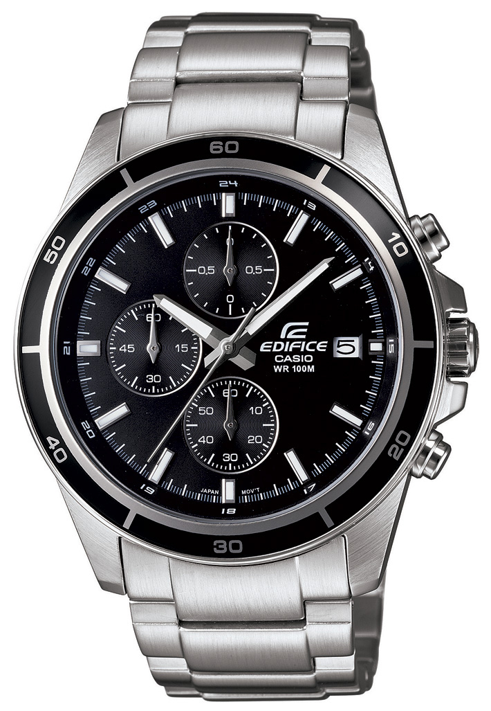 Casio Herrklocka EFR-526D-1AVUEF Edifice Svart/Stål Ø43.8 mm - Casio