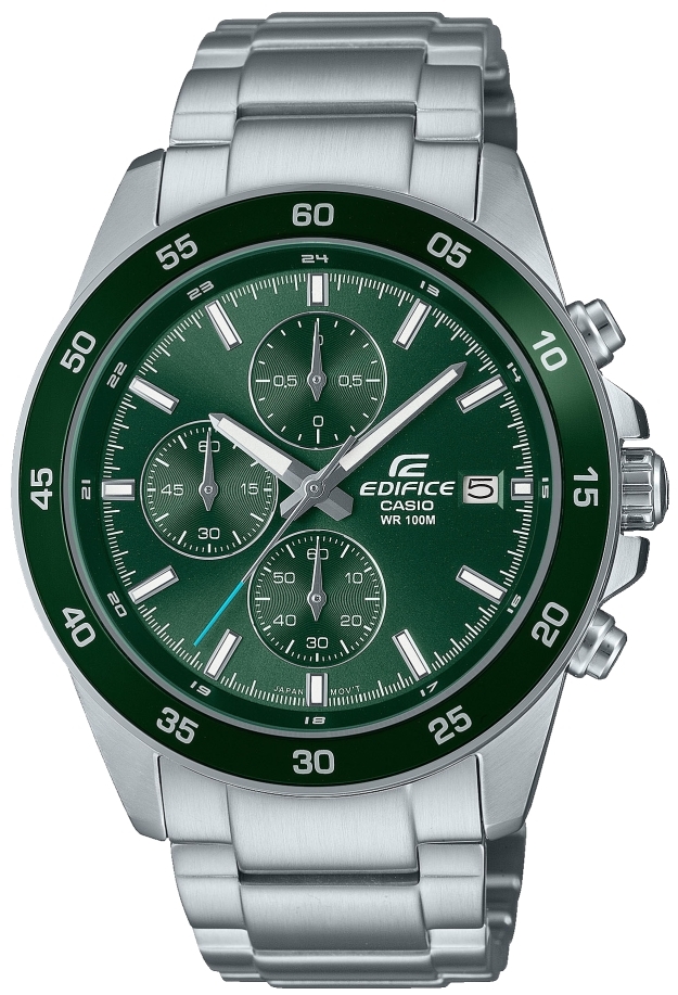 Casio Herrklocka EFR-526D-3AVUEF Edifice Grön/Stål Ø43.8 mm - Casio