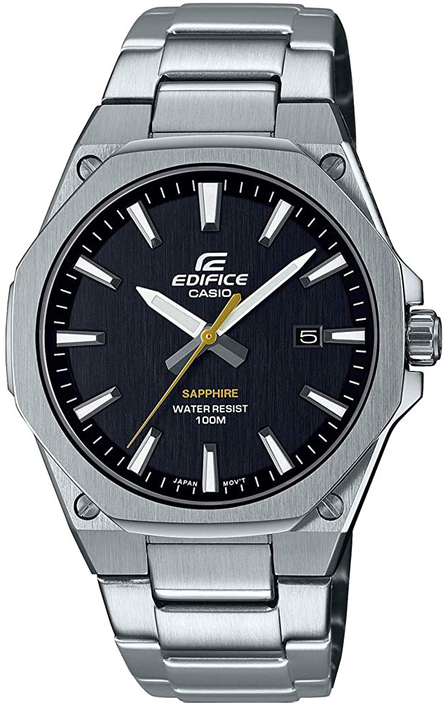 Casio Herrklocka EFR-S108D-1AVUEF Svart/Stål Ø39.9 mm - Casio