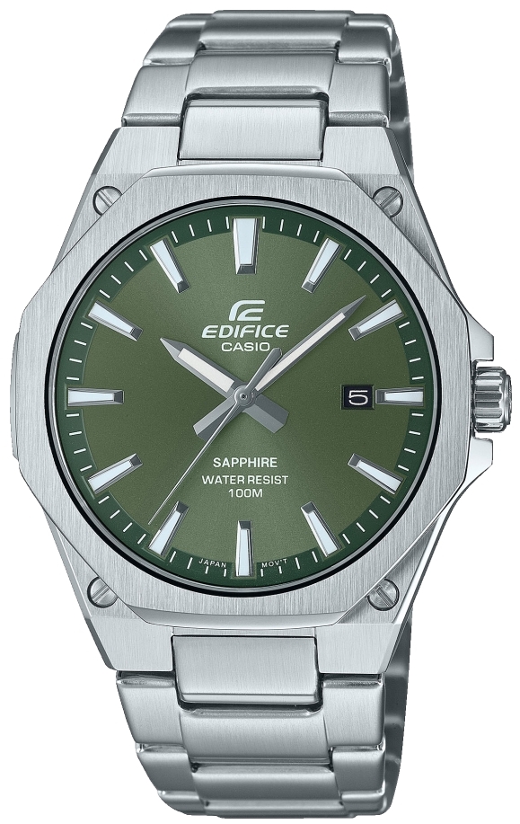 Casio Herrklocka EFR-S108D-3AVUEF Edifice Grön/Stål Ø39.9 mm - Casio