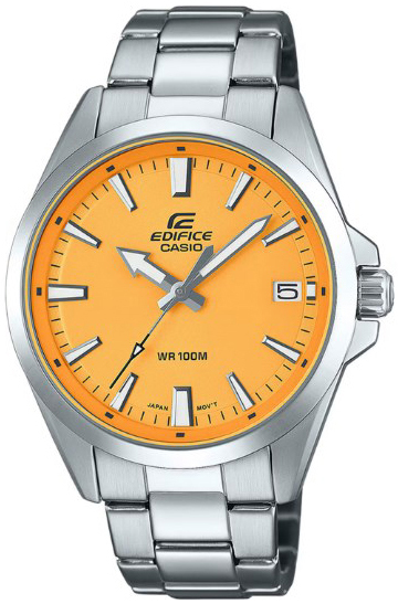 Casio Herrklocka EFV-100D-9AVUEF Edifice Orange/Stål Ø42 mm - Casio