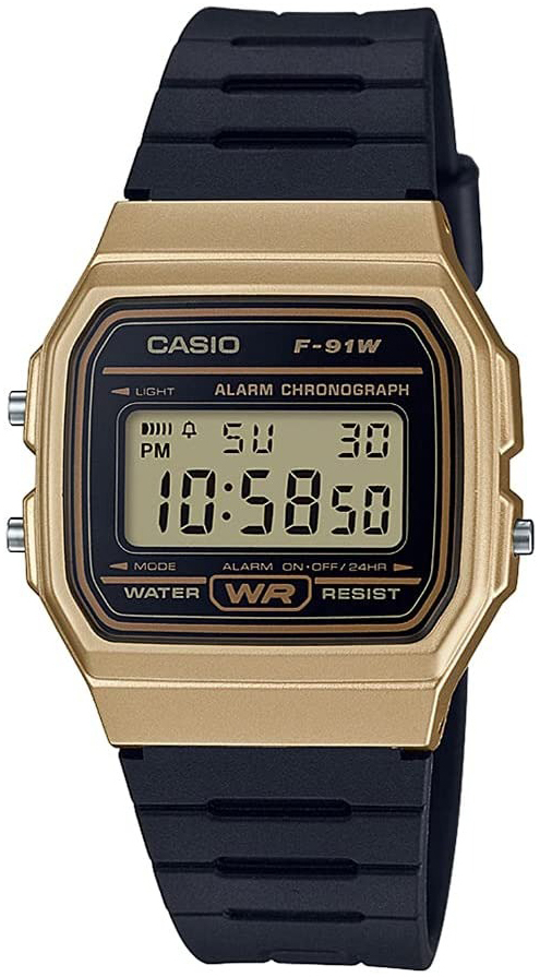 Casio Herrklocka F-91WM-9ADF Classic LCD/Resinplast Ø35 mm - Casio