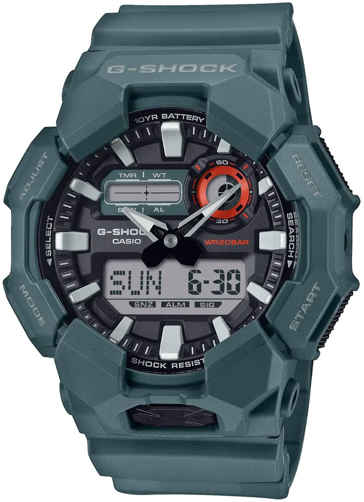 Casio Herrklocka GA-010-2AER G-Shock Svart/Gummi Ø51.9 mm - Casio