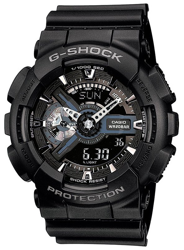 Casio Herrklocka GA-110-1BER G-Shock Grå/Resinplast Ø51 mm - Casio